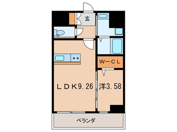 ＴＨＥ ＨＩＬＬＳ ＫＯＫＵＲＡの物件間取画像